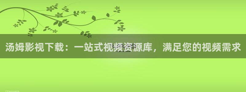 七七影视大全免费：汤姆影视下载：一站式视频资源库，满足您的视频需求